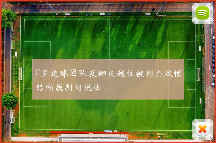 C罗进球因队友脚尖越位被判无效愤怒向裁判讨说法